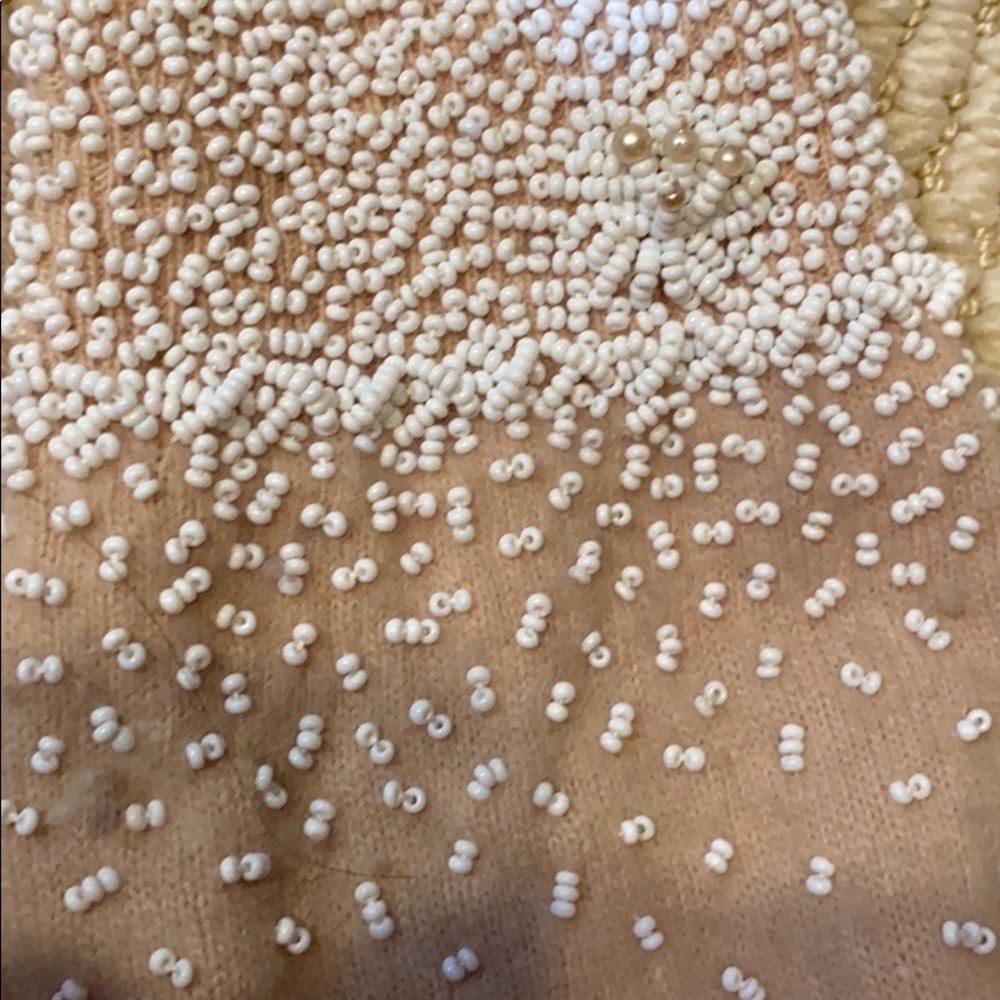 VINTAGE BEADED LAMBSWOOL SWEATER - Picture 6 of 16